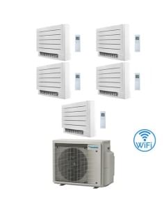 Climatizzatore Condizionatore Daikin Serie FVXM-A Console Pavimento Perfera WiFi R32 Penta Split Inverter 9000 + 9000 + 12000...