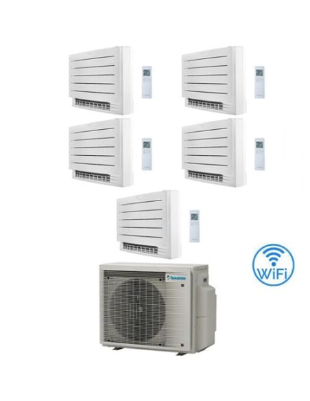Climatizzatore Condizionatore Daikin Serie FVXM-A Console Pavimento Perfera WiFi R32 Penta Split Inverter 9000 + 9000 + 12000...