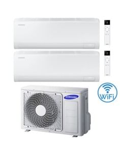 Climatizzatore Condizionatore Samsung CEBU S2 R32 Wifi Dual Split Inverter 9000 + 12000 BTU con U.E. AJ040TXJ2KG/EU NOVITÁ 20...