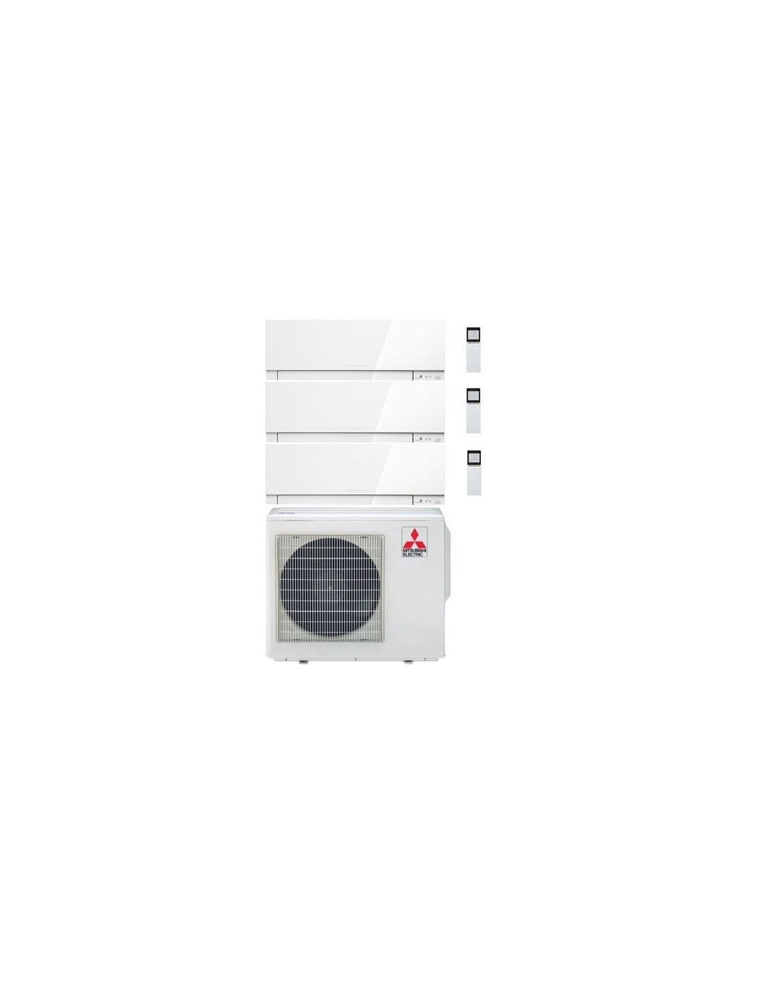 Climatizzatore Condizionatore Mitsubishi Kirigamine Zen Wifi Bianco Trial Split Inverter 9000 + 12000 + 15000 BTU con U.E. MX... Climatizzatore Condizionatore Mitsubishi Kirigamine Zen Wifi Bianco Trial Split Inverter 9000 + 12000 + 15000 BTU con U.E. MX...