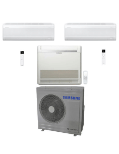 Climatizzatore Condizionatore Samsung Windfree Avant S2 Wifi + Console R32 Trial Split Inverter 9000 + 9000 + 12000 BTU con U... 2