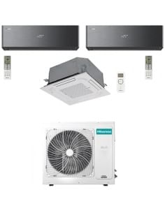 Climatizzatore Condizionatore Hisense Energy Pro X BLACK Wifi + Cassetta R32 Trial Split Inverter 9000 + 9000 + 12000 BTU con... 2