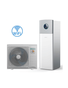 Pompa di calore Hisense R32 8,9 kW HI-THERMA INTEGRA con accumulo ACS integrato da 230L con unità esterna AHW-060HCDS1 e unit...