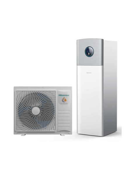 Pompa di calore Hisense R32 8,9 kW HI-THERMA INTEGRA con accumulo ACS integrato da 230L con unità esterna AHW-060HCDS1 e unit...