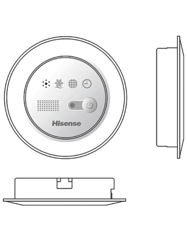 Ricevitore Hisense per comando remoto per modelli canalizzabili R-A01Z(E) - Climaway