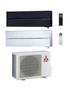 Climatizzatore Condizionatore Mitsubishi Kirigamine Style Wifi R32 Nero + Bianco Perla Dual Split Inverter 12000 + 12000 BTU ... 2