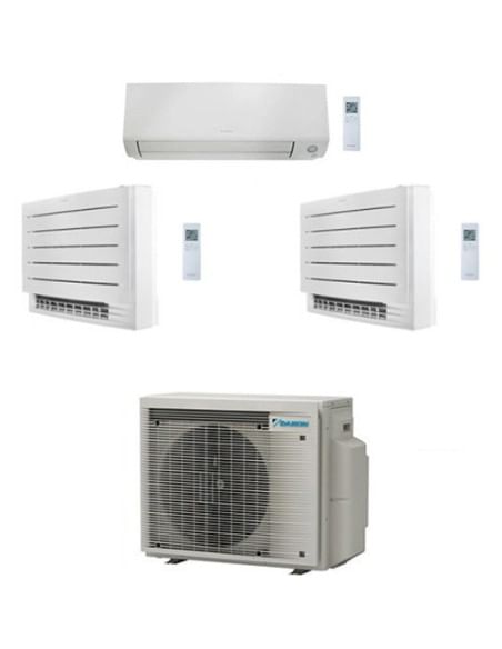 Climatizzatore GARANZIA ITALIA Daikin Perfera All Seasons + Console Wifi Trial Split Inverter 9000 + 9000 + 12000 BTU con U.E...