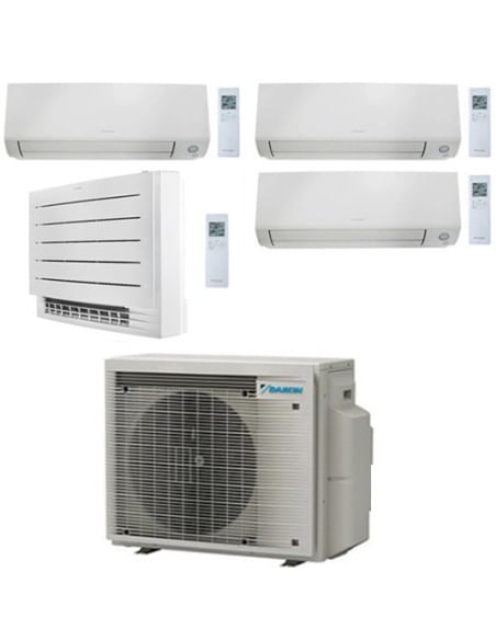 Climatizzatore GARANZIA ITALIA Daikin Perfera All Seasons + Console Pavimento Wifi Quadri Split Inverter 9000 + 9000 + 9000 +...