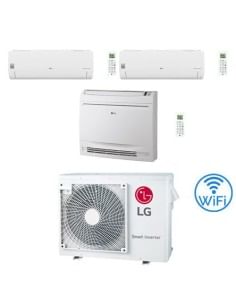 Climatizzatore Condizionatore LG Libero Smart più Console R32 Wifi Trial Split Dual Inverter 9000 + 12000 + 12000 BTU con U.E...