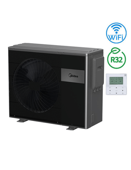 Pompa di calore monoblocco 9 KW Aria-Acqua R32 Midea Power Series monofase - MHC-V9WD2N8-C2 per riscaldamento / raffrescament...