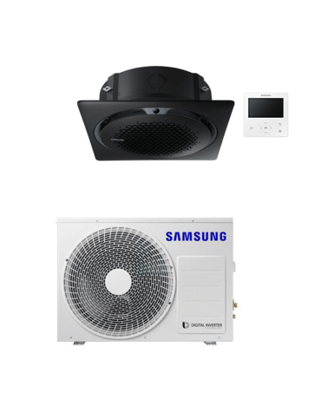 Climatizzatore Condizionatore Inverter Monosplit R32 Samsung Cassetta 360° 24000 BTU AC071RNNDKG/EU Classe A++/A+ CON PANNELL...