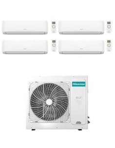 Climatizzatore Condizionatore Hisense Hi Comfort Wifi R32 Quadri Split Inverter 7000 + 7000 + 9000 + 18000 BTU con U.E. 5AMW1... 2