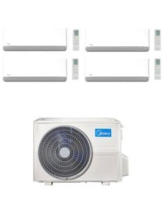 Climatizzatore Condizionatore Midea Breezeless-E Wifi R32 Quadri Split 9000 + 9000 + 12000 + 12000 BTU con U.E. M4O-36FN8-Q I... 2