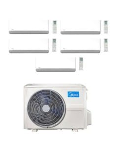 Climatizzatore Condizionatore Midea Breezeless-E Wifi R32 Penta Split 9000 + 9000 + 9000 + 9000 + 9000 BTU con U.E. M5OE-42HF... 2