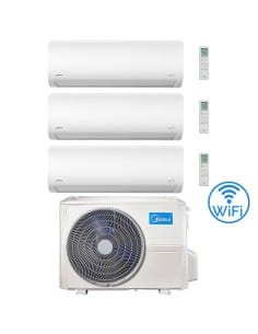 Climatizzatore Condizionatore Midea Xtreme WiFi R32 Trial Split 12000 + 18000 + 18000 BTU con U.E. M5OE-42HFN8-Q INVERTER Cla...