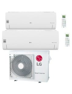 Climatizzatore Condizionatore LG Libero Smart R32 Wifi Dual Split Dual Inverter 7000 + 18000 BTU con U.E. MU3R19 NOVITÁ Class... 2