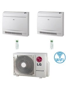 Climatizzatore Condizionatore LG Console WiFi R32 Dual Split Standard Inverter 9000 + 18000 BTU con U.E. MU3R19 NOVITÁ Classe...