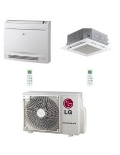 Climatizzatore Condizionatore LG Console + Cassetta R32 Dual Split Standard Inverter 9000 + 9000 BTU con U.E. MU2R17 NOVITÁ C... 2
