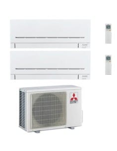 Climatizzatore Condizionatore Mitsubishi MSZ-AP Wifi R32 Dual Split Inverter 18000 + 18000 BTU con U.E. MXZ-3F68VF Classe A++... 2