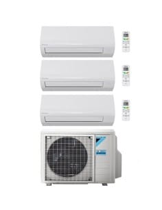 Climatizzatore GARANZIA ITALIA Daikin NEW SENSIRA Wifi Trial Split 7000 + 9000 + 12000 BTU con U.E. 3MXF52A Classe A++/A+ - C... 2