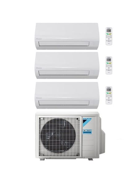 Climatizzatore GARANZIA ITALIA Daikin NEW SENSIRA Wifi Trial Split 7000 + 12000 + 12000 BTU con U.E. 3MXF52A Classe A++/A+ - ...