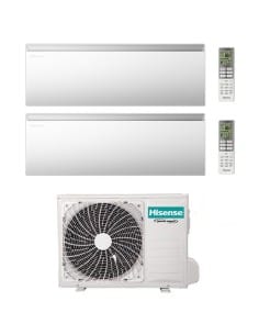 Climatizzatore Condizionatore Hisense Air Master Wifi R32 Dual Split Inverter 9000 + 9000 BTU con U.E. 2AMW42U4RGC Classe A++... 2