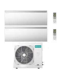 Climatizzatore Condizionatore Hisense Air Master Wifi R32 Dual Split Inverter 9000 + 18000 BTU con U.E. 3AMW62U4RJC Classe A+... 2