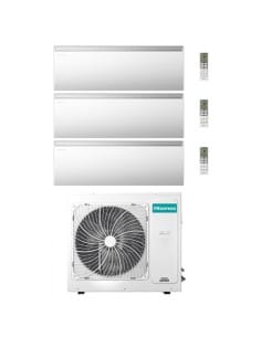 Climatizzatore Condizionatore Hisense Air Master Wifi R32 Trial Split Inverter 9000 + 9000 + 12000 BTU con U.E. 3AMW72U4RJC C... 2