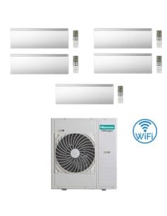 Climatizzatore Condizionatore Hisense Air Master Wifi R32 Penta Split Inverter 9000 + 9000 + 9000 + 9000 + 12000 BTU con U.E....