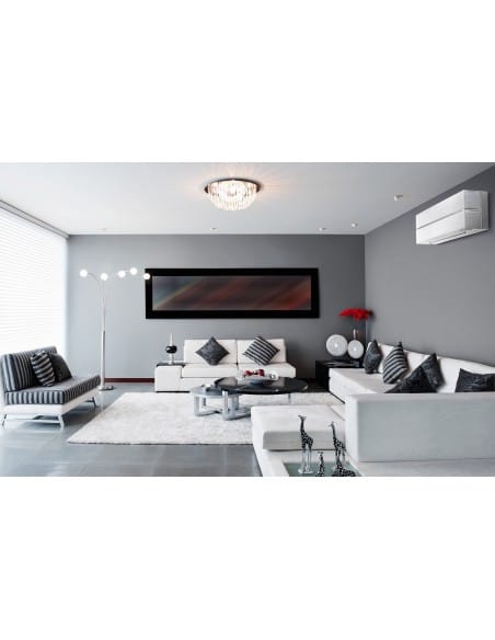 Climatizzatore Condizionatore Mitsubishi Kirigamine Style WiFi Bianca + Canalizzabile R32 SEZ-M Dual Split Inverter 12000 + 1...