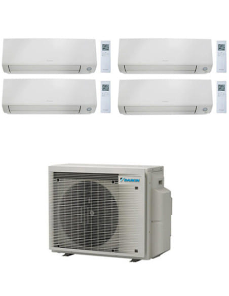 Climatizzatore GARANZIA ITALIA Daikin Perfera All Seasons Wifi Quadri Split Inverter 7000 + 9000 + 9000 + 12000 BTU con U.E. ...