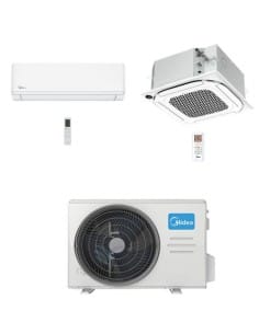 Climatizzatore Condizionatore Midea Evolution WiFi + Cassetta 4 vie Compatta R32 Dual Split Inverter 9000 + 18000 BTU con U.E... 2