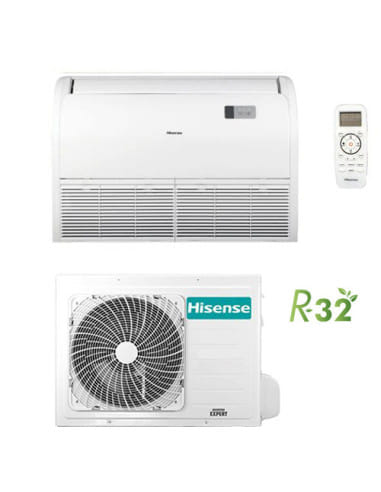 Climatizzatore Condizionatore Hisense Pavimento Soffitto R32 36000 BTU AUV105UR4RC8 INVERTER Classe A++/A+ - Climaway