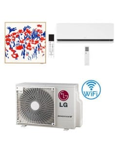 Climatizzatore Condizionatore Artcool Gallery PHOTO + Dualcool Premium R32 Dual Split Inverter 9000 + 12000 BTU con U.E. MU3R...