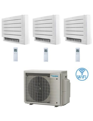 Climatizzatore GARANZIA ITALIA Daikin Serie FVXM Console Pavimento Perfera WiFi R32 Trial Split Inverter 9000 + 9000 + 18000 ...