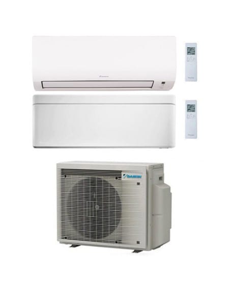 Climatizzatore GARANZIA ITALIA Daikin Comfora + Stylish Bianco Wifi Dual Split Inverter 12000 + 12000 BTU con U.E. 2MXM50A9 C...