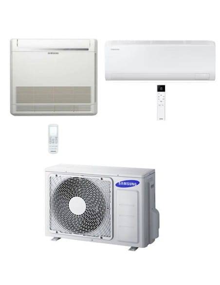 Climatizzatore Condizionatore Samsung Console + Cebu S2 Wifi R32 Dual Split Inverter 9000 + 9000 BTU con U.E. AJ040TXJ2KG/EU ...