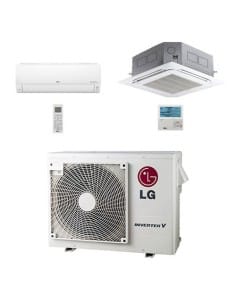 Climatizzatore Condizionatore LG Libero Smart WiFi + Cassetta 4 vie R32 Dual Split Inverter 9000 + 18000 BTU con U.E. MU4R25 ... 2