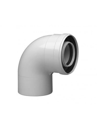 Curva coassiale Baxi 90° Ø 60/100 cod. KHG71405971 - Climaway