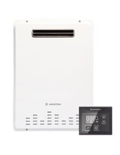 Scaldabagno a gas Ariston Next Evo X Outdoor a gas metano/GPL 22 Litri accensione elettronica con controllo di fiamma CLASSE ...