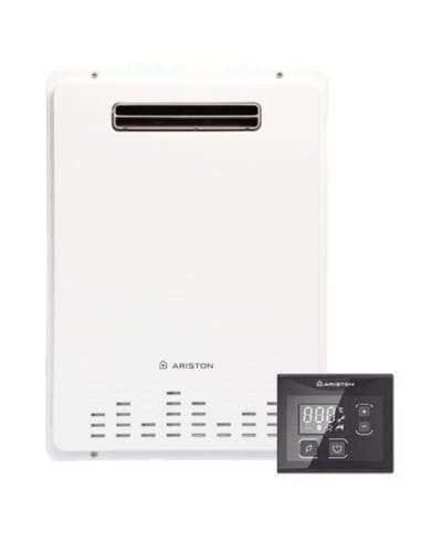 Scaldabagno a gas Ariston Next Evo X Outdoor a gas metano/GPL 22 Litri accensione elettronica con controllo di fiamma CLASSE ...