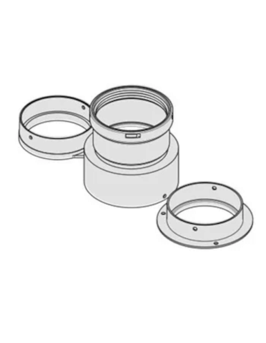 Kit sistema sdoppiato Ø80 per caldaia a condensazione 20137523 - Climaway