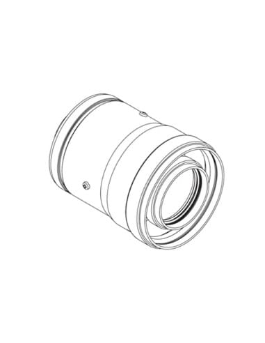 Kit adattatore attacco verticale Ø 60/100 20129174 - Climaway