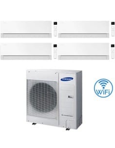 Climatizzatore Condizionatore Samsung WINDFREE PREMIÈRE Essential White Wifi Quadri Split R32 Inverter 9000 + 9000 + 9000 + 1...