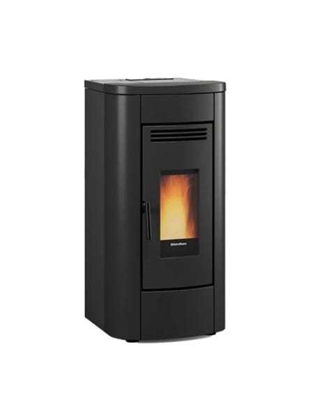 Stufa a Pellet 8 kW ventilata KLAUDIA 5.0 Nordica Extraflame colore Nero - Climaway