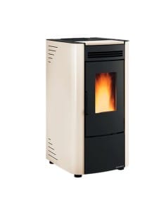 Stufa a Pellet 6.5 kW ventilata KETTY 5.0 Nordica Extraflame colore Avorio - Climaway