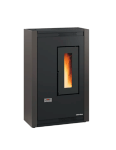 Stufa a Pellet 5,1 kW ventilata LUISELLA 5.0 Nordica Extraflame colore Grigio Grafite - Climaway