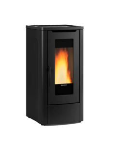 Stufa a Pellet 10 kW ventilata DAHIANA 5.0 Nordica Extraflame colore Nero - Climaway