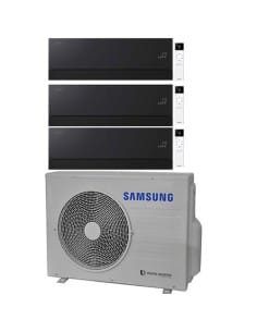Climatizzatore Condizionatore Samsung WINDFREE PREMIÈRE Soapstone Charcoal Wifi Trial Split R32 Inverter 7000 + 7000 + 7000 B... 2
