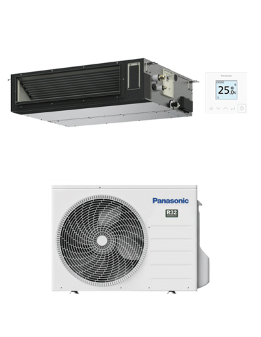 Climatizzatore Condizionatore Panasonic Canalizzato Flessibile PACi NX Serie Standard PF3 R32 12000 BTU S-3650PF3E INVERTER c...